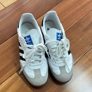 Adidas White and Black Classic Sneakers